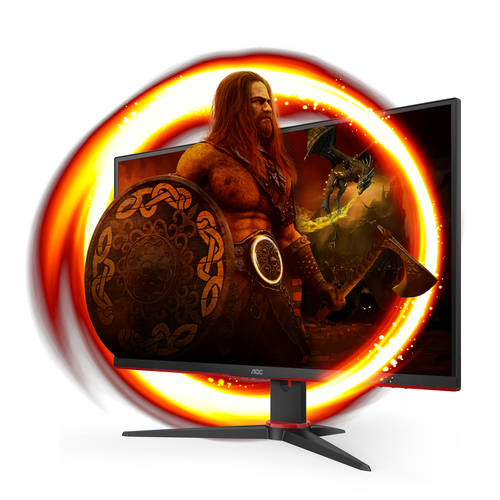 Bild von AOC 27G2SAE/BK Computerbildschirm 68,6 cm (27&quot;) 1920 x 1080 Pixel Full HD LED Schwarz, Rot