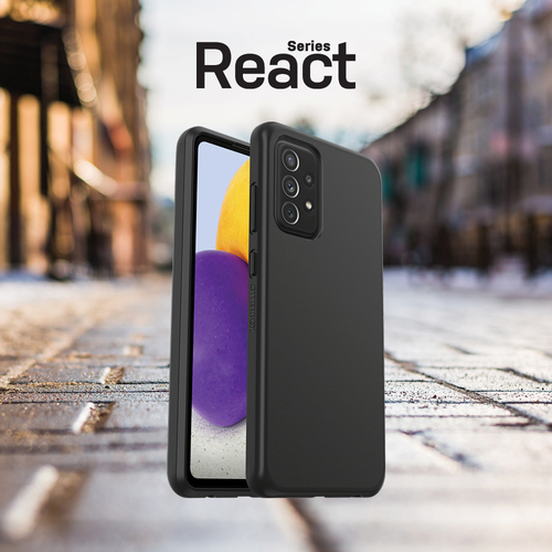 Bild von OtterBox React Series für Samsung Galaxy A72, schwarz - Ohne Einzelhandlesverpackung