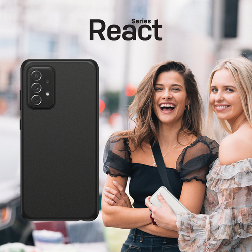 Bild von OtterBox React Series für Samsung Galaxy A72, schwarz - Ohne Einzelhandlesverpackung