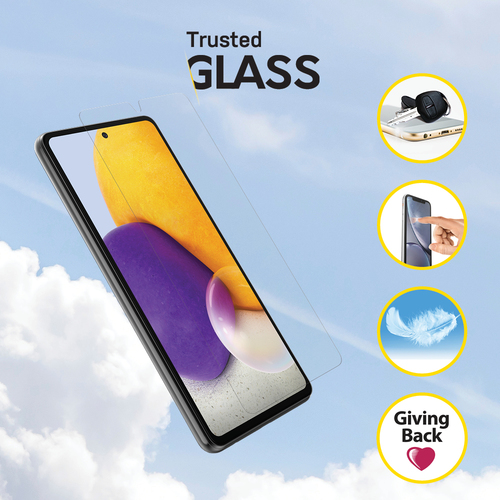 Bild von OtterBox Trusted Glass Series für Samsung Galaxy A72, transparent - Ohne Einzelhandlesverpackung