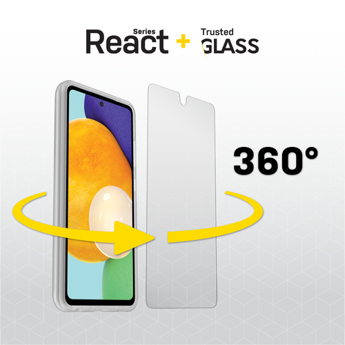 Bild von OtterBox React + Trusted Glass Series für Samsung Galaxy A52/A52 5G, transparent