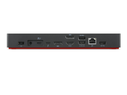 Bild von Lenovo 40B00300EU laptop-dockingstation & portreplikator Kabelgebunden Thunderbolt 4 Schwarz, Rot