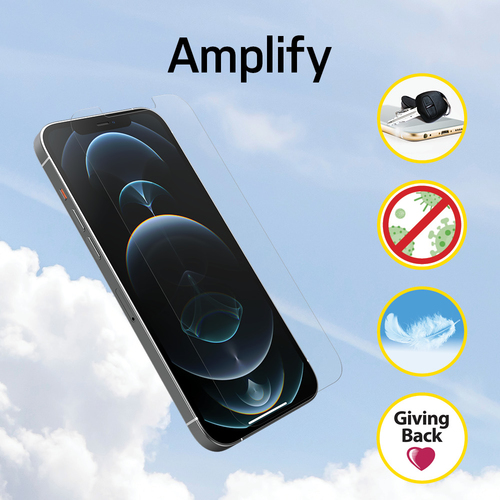 Bild von OtterBox Amplify Anti-Microbial Series für Apple iPhone 12 Pro Max, transparent - Ohne Einzelhandlesverpackung