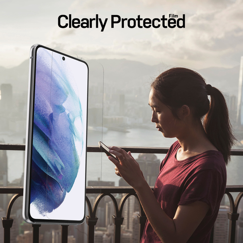Bild von OtterBox Clearly Protected Film Series für Samsung Galaxy S21+ 5G, transparent - Ohne Einzelhandlesverpackung