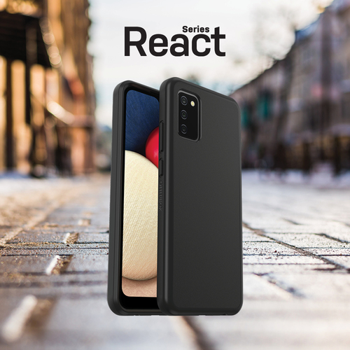 Bild von OtterBox React Series für Samsung Galaxy A02s, schwarz