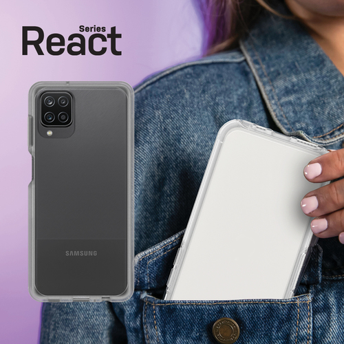 Bild von OtterBox React Series für Samsung Galaxy A12, transparent - Ohne Einzelhandlesverpackung