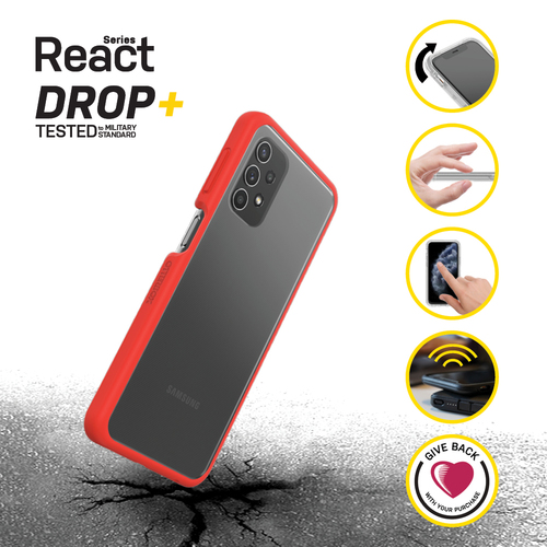 Bild von OtterBox React Series für Samsung Galaxy A32 5G, Power Red - Ohne Einzelhandlesverpackung