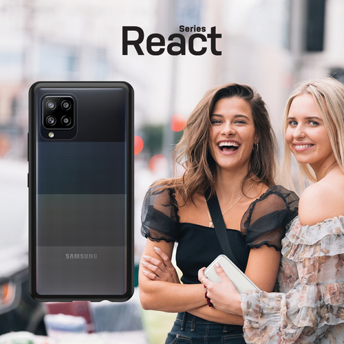 Bild von OtterBox React Series für Samsung Galaxy A42 5G, transparent/schwarz - Ohne Einzelhandlesverpackung