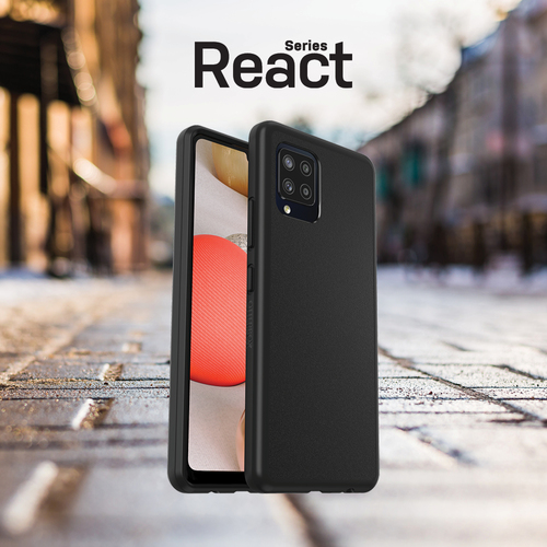 Bild von OtterBox React Series für Samsung Galaxy A42 5G, transparent/schwarz