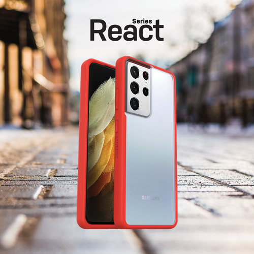 Bild von OtterBox React Series für Samsung Galaxy S21 Ultra 5G, Power Red - Ohne Einzelhandlesverpackung