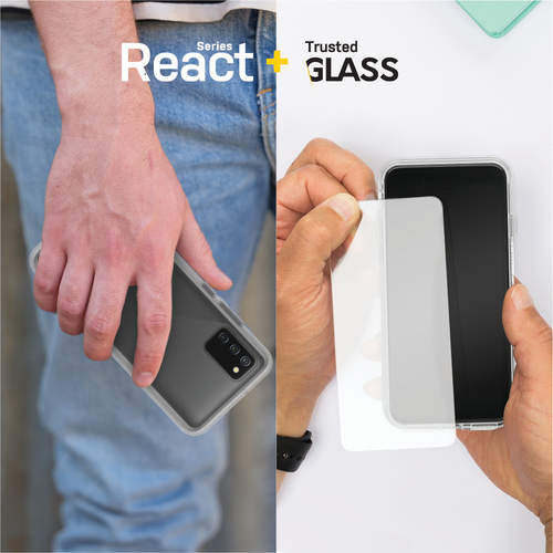 Bild von OtterBox React + Trusted Glass Series für Samsung Galaxy A02s, transparent