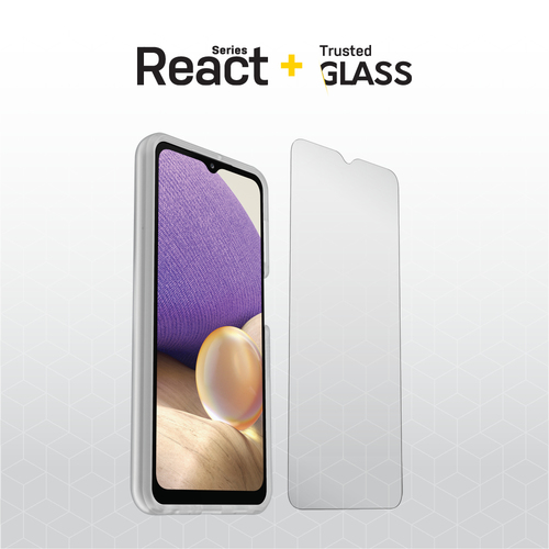 Bild von OtterBox React + Trusted Glass Series für Samsung Galaxy A32 5G, transparent