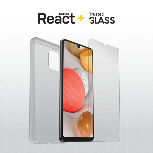 Bild von OtterBox React + Trusted Glass Series für Samsung Galaxy A42 5G, transparent