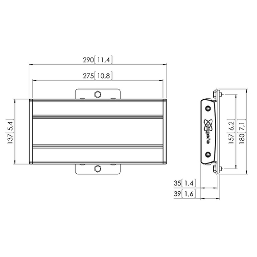 Bild von Vogel's PFB 3402 Adapterbar 290 mm schwarz