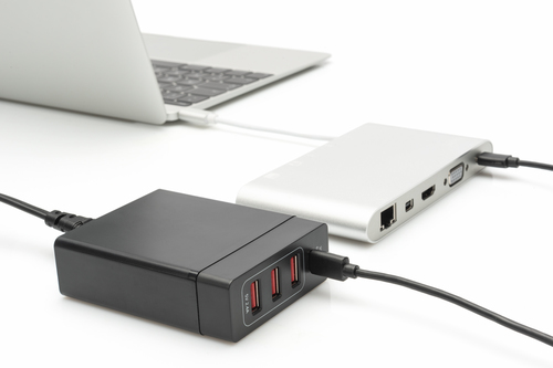 Bild von Digitus 4-Port Universal USB-Ladeadapter, USB Type-C™