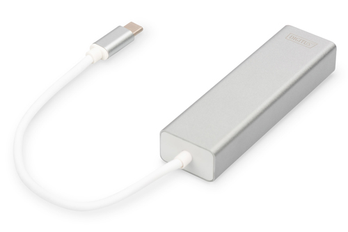 Bild von Digitus USB Type-C™ 3-Port Hub + Gigabit Ethernet