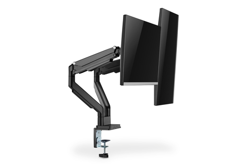 Bild von Digitus Universal Dual Monitorhalter mit Gasdruckfeder und Klemmbefestigung