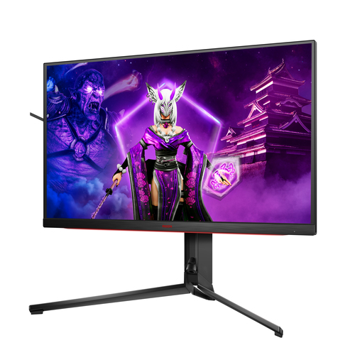 Bild von AOC AGON AG324UX Computerbildschirm 80 cm (31.5&quot;) 3840 x 2160 Pixel 4K Ultra HD LED Schwarz, Rot