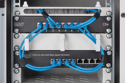 Bild von Digitus 8-Port Gigabit PoE Switch, 10 Zoll, Unmanaged