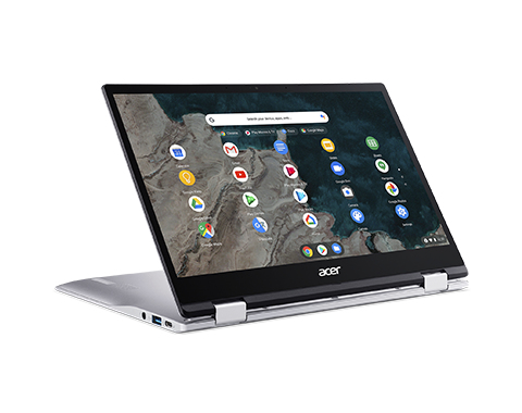 Bild von Acer Chromebook CP513-1HL-S6MY Qualcomm Snapdragon 7c 33,8 cm (13.3&quot;) Touchscreen Full HD 8 GB LPDDR4x-SDRAM 128 GB eMMC Wi-Fi 5 (802.11ac) ChromeOS Silber