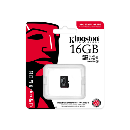 Bild von Kingston Technology Industrial 16 GB MicroSDHC UHS-I Klasse 10