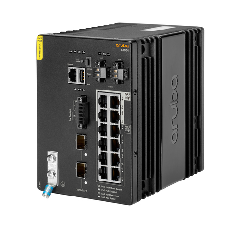 Bild von Aruba 4100i Managed L2 Gigabit Ethernet (10/100/1000) Power over Ethernet (PoE) 4U Schwarz