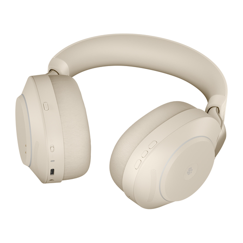 Bild von Jabra Evolve2 85, MS Stereo Kopfhörer Verkabelt & Kabellos Kopfband Büro/Callcenter USB Typ-C Bluetooth Beige