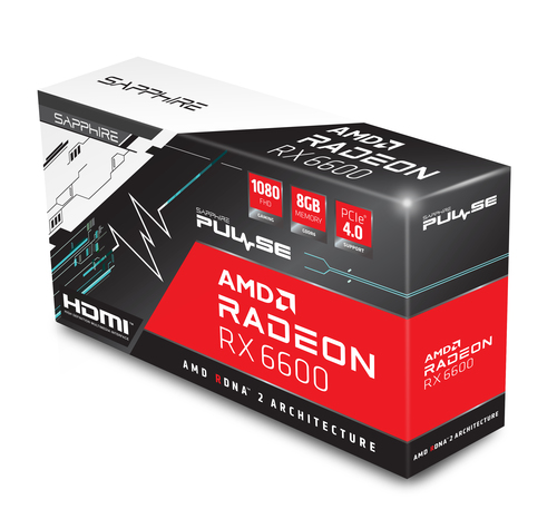 Bild von Sapphire PULSE Radeon RX 6600 AMD 8 GB GDDR6