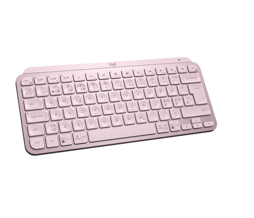 Bild von Logitech MX Keys Mini Tastatur Universal RF Wireless + Bluetooth QWERTY Nordisch Pink