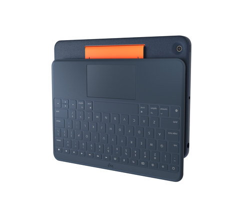 Bild von Logitech Rugged Combo 3 Touch QWERTY Nordisch Smart Connector Blau