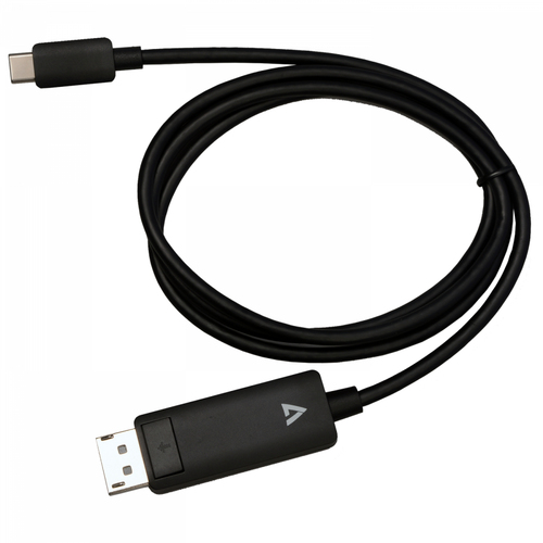 Bild von V7 V7USBCDP14-1M Videokabel-Adapter DisplayPort USB Typ-C Schwarz