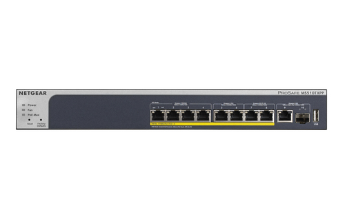 Bild von NETGEAR MS510TXPP Managed L2/L3/L4 Gigabit Ethernet (10/100/1000) Power over Ethernet (PoE) Grau