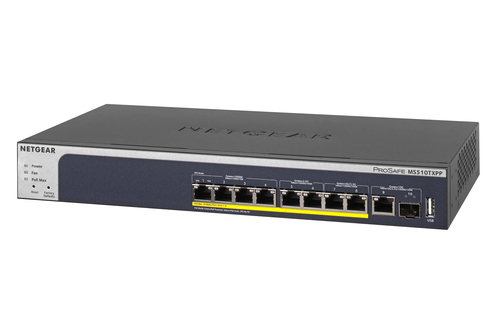 Bild von NETGEAR MS510TXPP Managed L2/L3/L4 Gigabit Ethernet (10/100/1000) Power over Ethernet (PoE) Grau