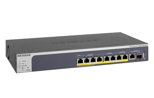 Bild von NETGEAR MS510TXPP Managed L2/L3/L4 Gigabit Ethernet (10/100/1000) Power over Ethernet (PoE) Grau