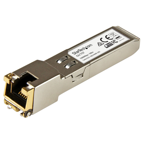 Bild von StarTech.com Cisco GLC-T kompatibel SFP Transceiver Modul - 1000BASE-T - 10er Pack