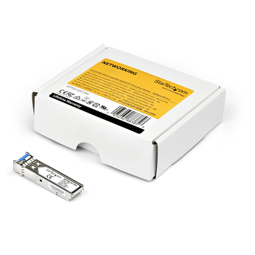 Bild von StarTech.com Juniper SFP-GE10KT13R15 kompatibles SFP Transceiver-Modul – 1000BASE-BX10-U