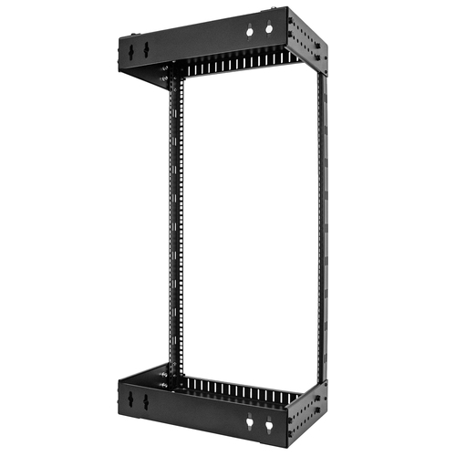 Bild von StarTech.com 2-Pfosten 21HE Heavy-Duty Wandmontage Netzwerk-Rack, 19&quot; Open Frame Server Rack mit Einstellbarer Tiefe, Wandmontage Daten-Rack für IT/AV/Patch Panele/Computer - Käfigmuttern und Schrauben inkl.