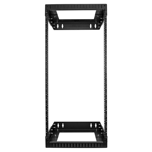 Bild von StarTech.com 2-Pfosten 24HE Heavy-Duty Wandmontage Netzwerk-Rack, 19&quot; Open Frame Server Rack mit Einstellbarer Tiefe, Wandmontage Daten-Rack für IT/AV/Patch Panele/Computer - Käfigmuttern und Schrauben inkl.