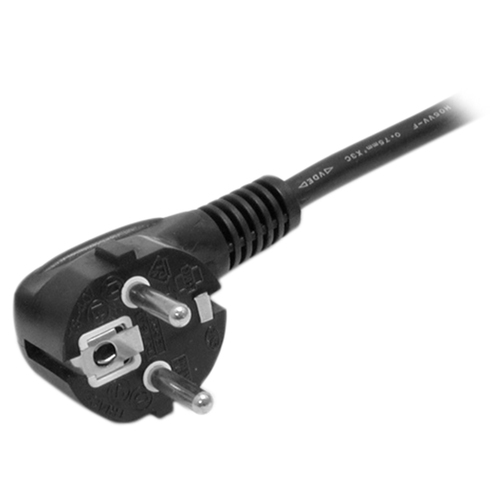 Bild von StarTech.com 2 m Computer Stromkabel, 18AWG, EU Schuko auf C13, 10A 250V, Schwarz Ersatz AC Netzkabel, Drucker Stromkabel, PC Stromversorgungskabel, Monitor Stromkabel - UL gelistet