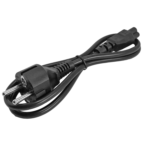 Bild von StarTech.com 1 m Laptop Ladekabel, EU Schuko auf C5, 2,5A 250V, 18AWG, Notebook / Laptop Ersatzstromkabel, Laptop Netzteil Stromkabel, Kleeblatt/Mickey Mouse Netzkabel