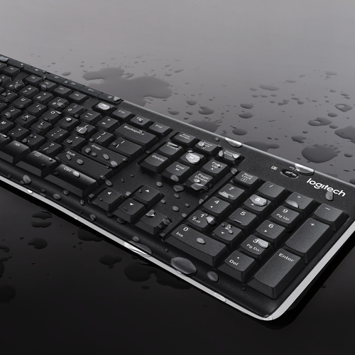 Bild von Logitech Wireless Combo MK270 Tastatur Maus enthalten Haus RF Wireless QWERTY US International Schwarz, Silber