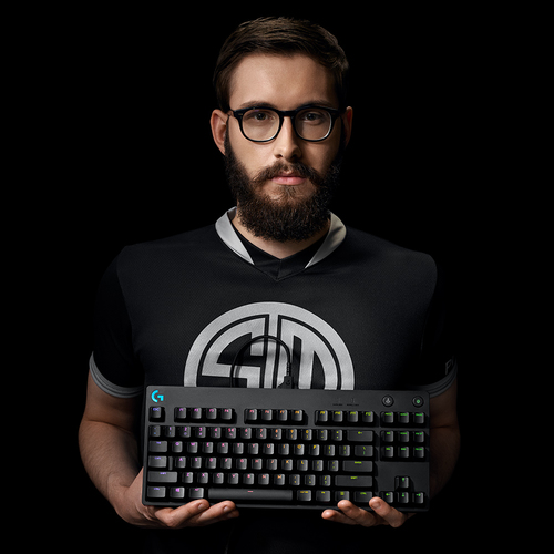 Bild von Logitech G Pro Gaming Tastatur USB QWERTY US International Schwarz