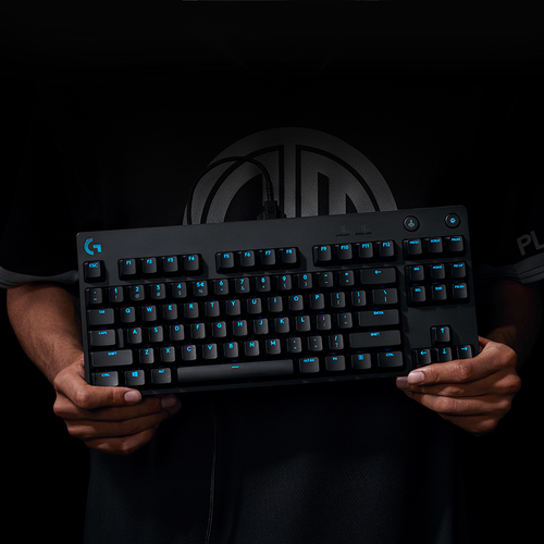 Bild von Logitech G Pro Gaming Tastatur USB QWERTY US International Schwarz