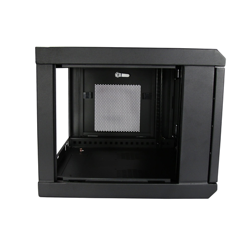 Bild von StarTech.com 2-Pfosten 6HE Netzwerkschrank mit 1HE Fachboden, 19&quot; Wand-Rack für Daten / AV / Elektronik / Computer, Kleines Belüftetes Rack-Gehäuse