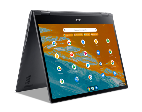 Bild von Acer Chromebook CP513-2H-K6CQ ARM Cortex 34,3 cm (13.5&quot;) Touchscreen Quad HD 8 GB LPDDR4x-SDRAM 128 GB Flash Wi-Fi 6 (802.11ax) ChromeOS Grau, Titan