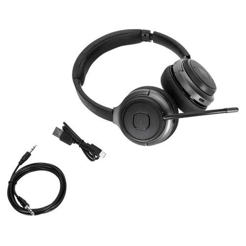 Bild von Targus AEH104GL Kopfhörer & Headset Verkabelt & Kabellos Kopfband Anrufe/Musik USB Typ-C Bluetooth Schwarz