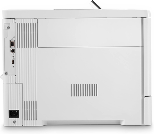 Bild von HP Color LaserJet Enterprise M554dn Drucker, Drucken, USB-Druck über Vorderseite; Beidseitiger Druck