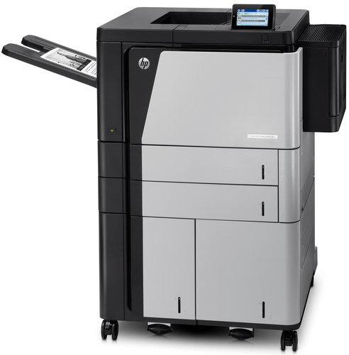 Bild von HP LaserJet Enterprise M806x+ Drucker, Drucken, USB-Druck über Vorderseite; Beidseitiger Druck