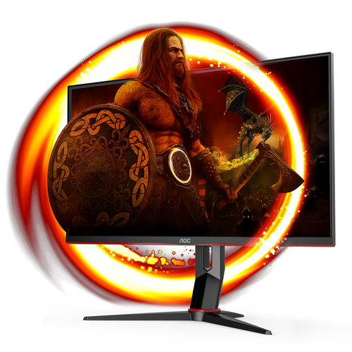 Bild von AOC G2 U28G2XU/BK Computerbildschirm 71,1 cm (28&quot;) 3840 x 2160 Pixel 4K Ultra HD LED Schwarz, Rot