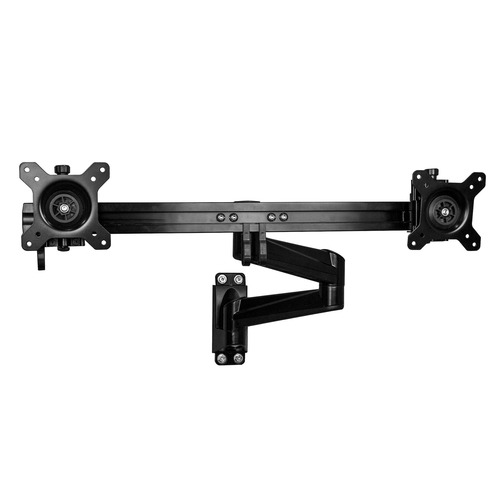 Bild von StarTech.com Wandmontage Dual Monitorarm - Drehbarer VESA Dual Monitor Arm - TV Wandhalterung vollbeweglich für 2x 24 &quot;Displays - Synchronisierte einstellbare Querstange - Ergonomische Doppelbildschirmhalterung